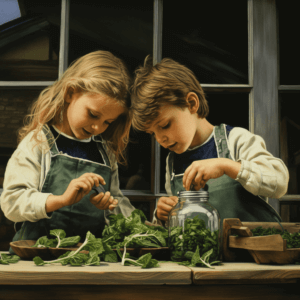 Pesto maken met onkruiden