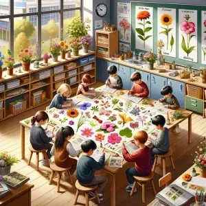 Bloemencollage maken