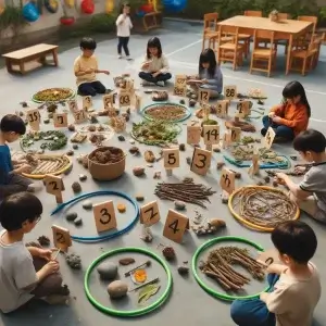 Splitsen met buitenmateriaal