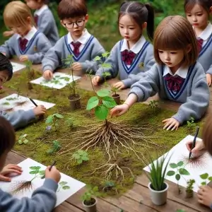 Bouw en groei van een plant